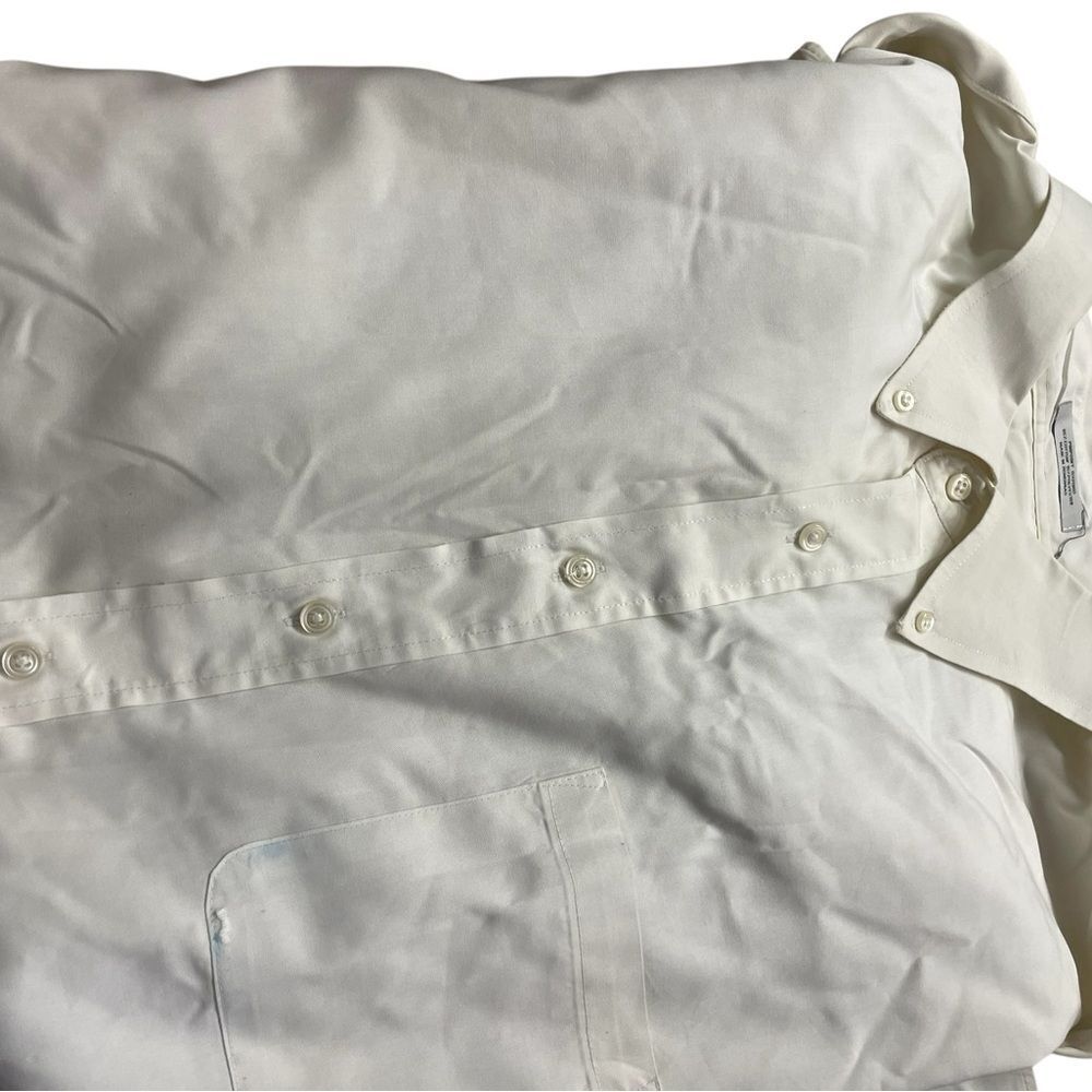 Van Heusen size 22 short sleeved Classic off White Men's Shirt